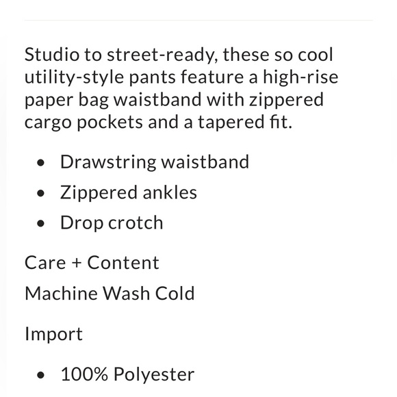 FREE PEOPLE MOVEMENT TREKKER PANTS SZ S - Picture 9 of 9